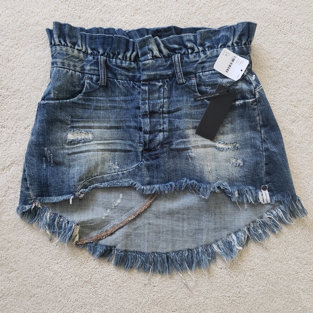 NWT Free People x OneTeaspoon Le Cult Skirt sz0